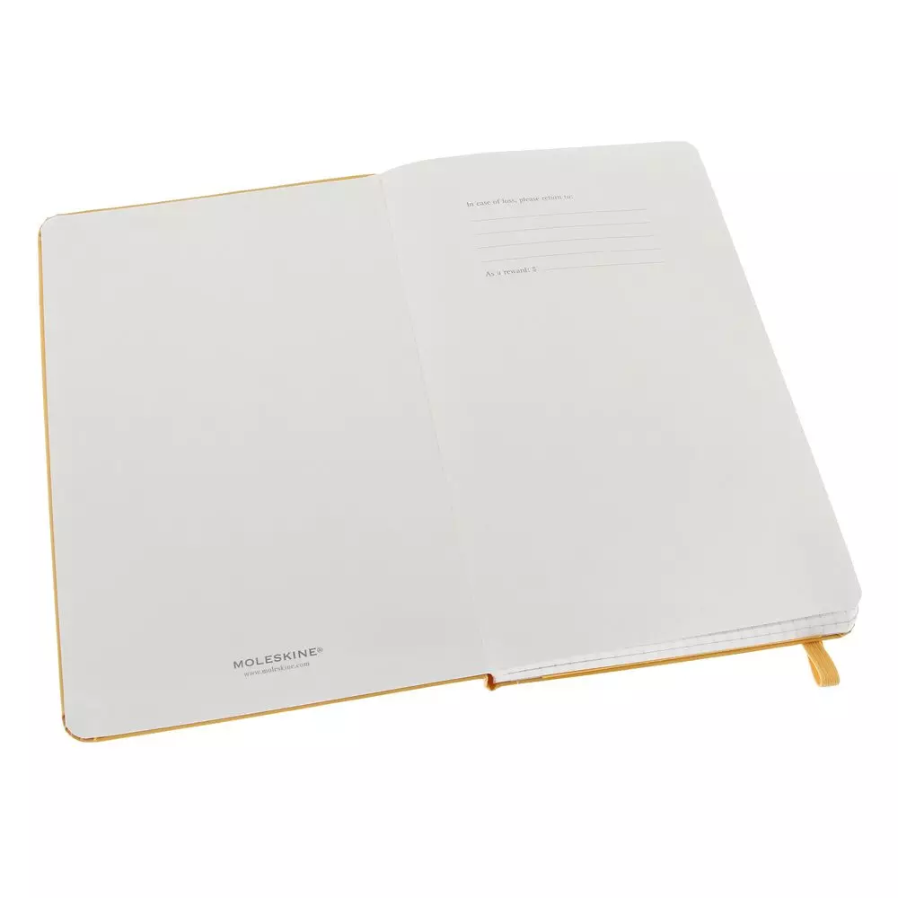 Een Moleskine Classic Squared Hardcover Notebook Pocket Orange Yellow koop je bij Moleskine.nl