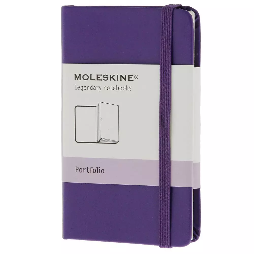 Een Moleskine Portfolio Hardcover XS Purple koop je bij Moleskine.nl