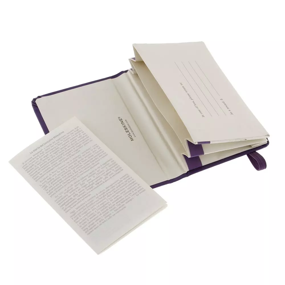 Een Moleskine Portfolio Hardcover XS Purple koop je bij Moleskine.nl