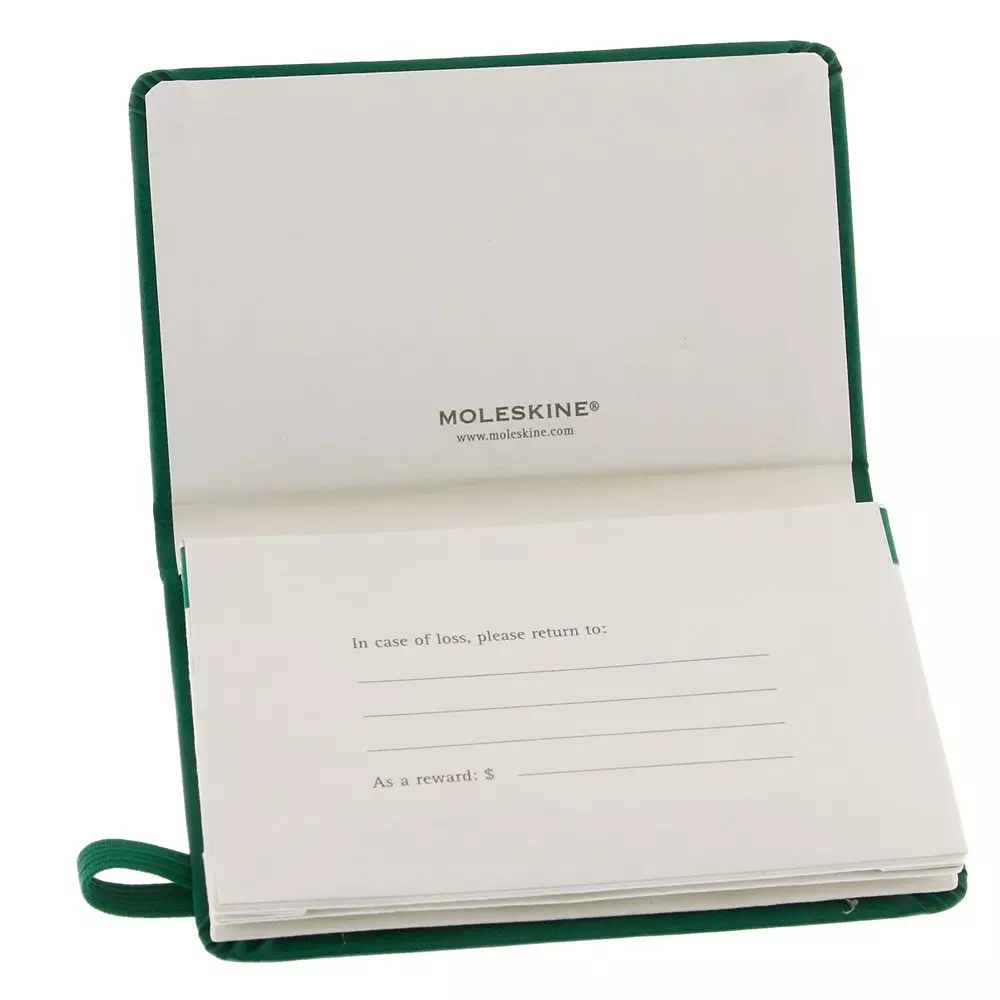 Een Moleskine Portfolio Hardcover XS Green koop je bij Moleskine.nl