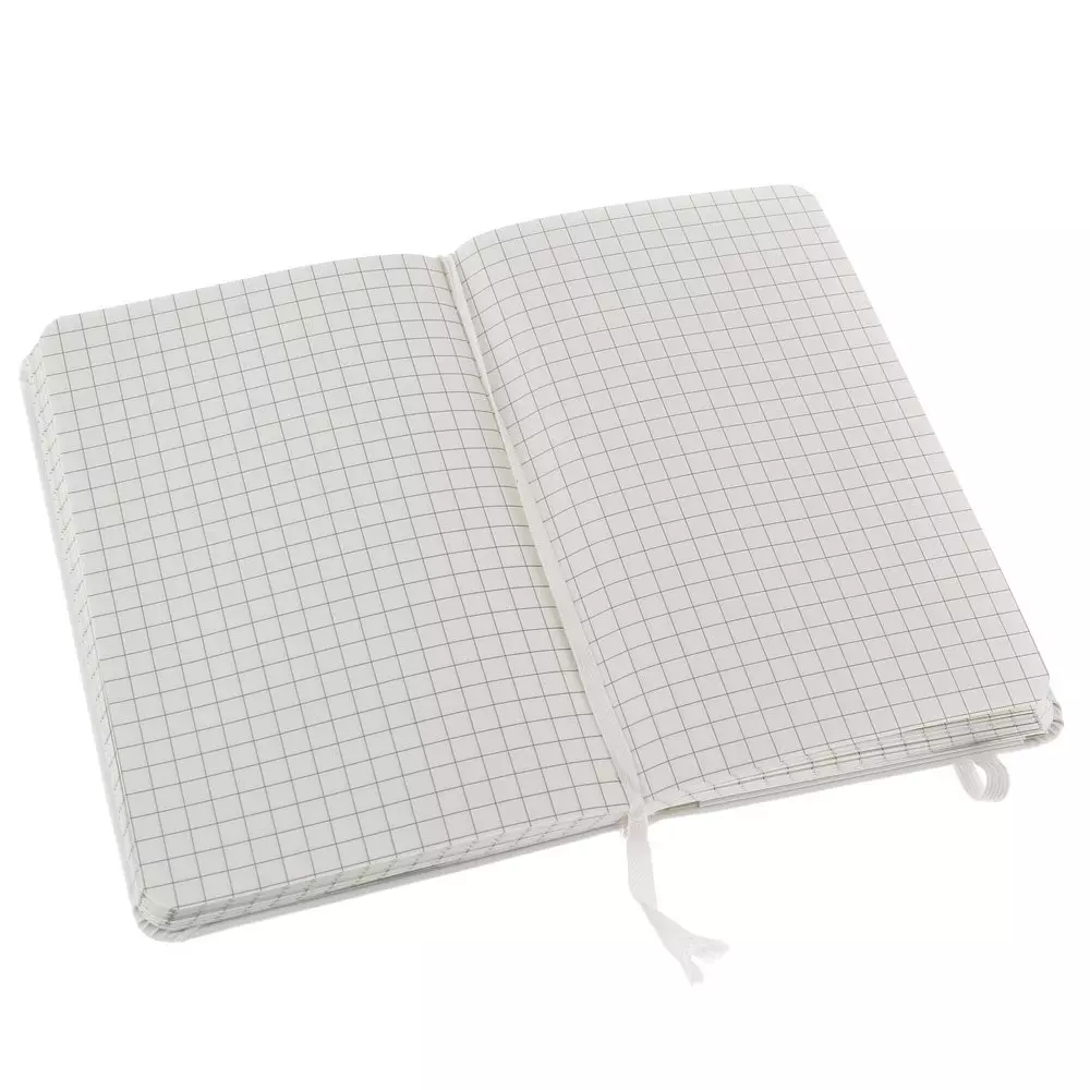 Een Moleskine Classic Squared Hard Cover Notebook Pocket White koop je bij Moleskine.nl