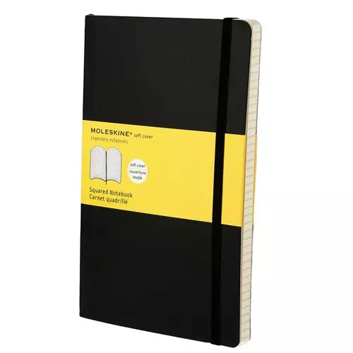 Een Moleskine Classic Squared Softcover Notebook Large Black koop je bij Moleskine.nl